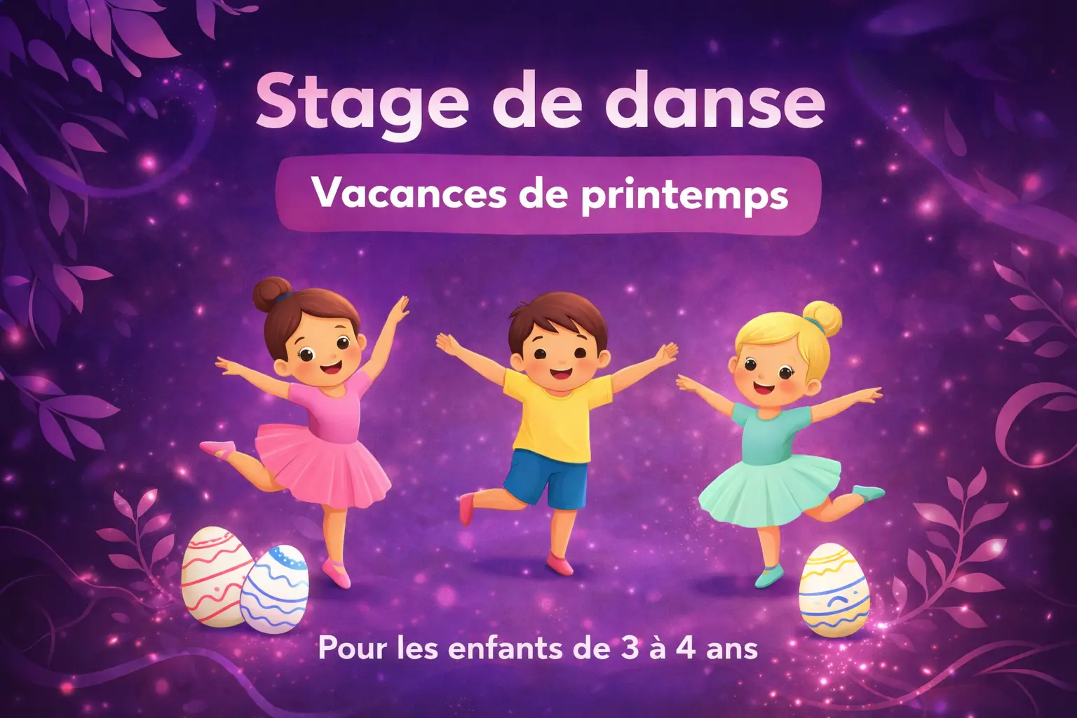 Stage de danse – Vacances de printemps (3-4 ans)